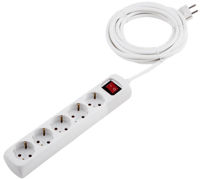 Удлинитель электрический Beorol 0280004 Удлинитель 5-контактный 1,4 м 16 А 250 В с выключателем