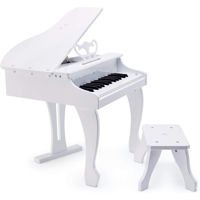Музыкальная игрушка Hape E0338 Instrument muzical Pian alb cu scaun