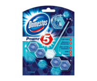 Odorezant toaletă Domestos Power 5 Ocean, 1 buc. x 55 gr.