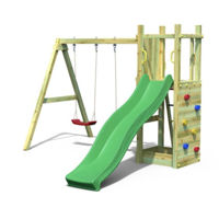 Детская площадка Fungoo FUNNY3 with double swing / KDI impr.