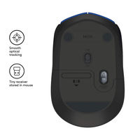 Wireless Mouse Logitech M171, Optical, 3 buttons, Ambidextrous, 1xAA, Blue
