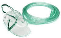 Masca pentru oxigen cu tub pentru adulti și pediatrica