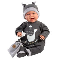 Кукла Llorens 74107 Mimo Sonrisas Pijama Gris