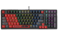 Tastatură Gaming Bloody S98 Sports, Negru / Roșu