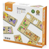 Настольная игра Viga 59622 Dominoes Farm Animals