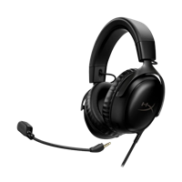 Gaming Headset HyperX Cloud III, 53mm driver, 64 Ohm, 15-21khz, 100db, 320g.,3.5mm/USB/Type-C, Balck