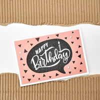 Открытка "Happy Birthday"