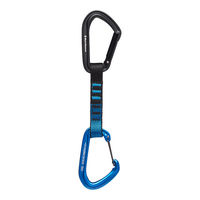 Оттяжка в комплекте Black Diamond Hotforge Hybrid Quickdraw, 12 cm, 3811174