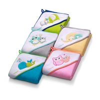 BabyOno Полотенце Велюр с капюшоном 100x100 см