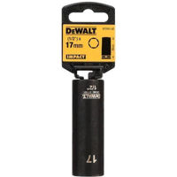 Набор головок, бит, насадок DeWalt DT7551 Ударная шестигранная головка DT7551 (Lumgi) 17 мм 1/2