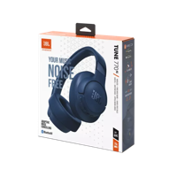 Headphones  Bluetooth  JBL T770NC, Blue, On-ear, Adaptive Noise Cancelling with Smart Ambient