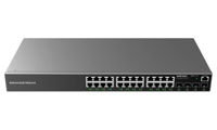 24-port Gigabit Managed PoE Switch, Grandstream "GWN7803P", 4xSFP, steel case, 360W Budget