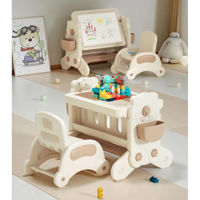 Набор детской мебели Richi (65011) XX501 bej cu scaun pentru copii