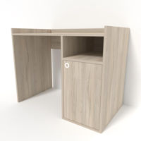 Офисный стол Smartex (10908) Tab Classic 100cm Stejar deschis
