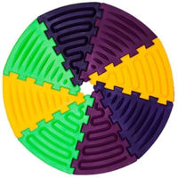 Коврик игровой Ortek 11701 Коврик-пазл массажный Треугольники (8 эл.)