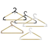 Cuier pentru haine Seowood SEO-8110 Umerașe din lemn (3 buc)