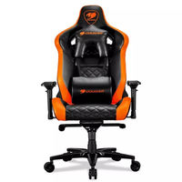Gaming Chair Cougar ARMOR TITAN Black/Orange, User max load up to 160kg / height 160-195cm