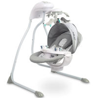 Детское кресло-качалка Caretero 8094 Raffi Графитовые