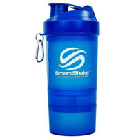 Бутылочка для воды miscellaneous 8927 Sticla shaker 3-in-1 400+100+100 ml Smart FI-5053 blue