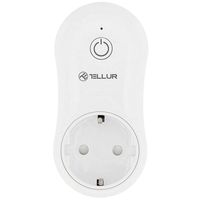 Розетка электрическая Tellur TLL331021, WiFi, port USB 1A, 2400W, 10A