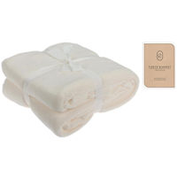 Домашний текстиль H&S 56413 Patura 180X230cm fleece, alb
