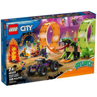 Set de construcție Lego 60339 Double Loop Stunt Arena