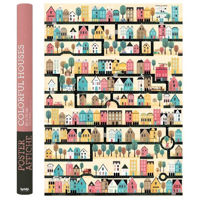 Игрушка Londji PS010 Poster Colorful Houses (50x70cm)