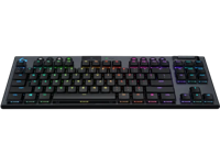 Gaming Wireless Keyboard Logitech G915 TKL, Mechanical, Ultra thin, GL Tactile, Aluminum, Media сont