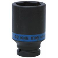 Набор головок, бит, насадок King Tony 643543M головка торцевая ударная глубокая 3/4" 43мм