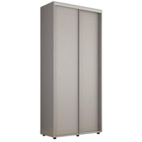 Dulap Mobildor-Lux Compact uși glisante PAL (110x45x210H cm) Grey