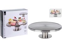 Suport pentru torta pe picior EH D28cm, H8.5cm, inox