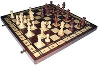 Шахматы DAX 42 x 42 x 2.5 cm Jowisz 1.70 kg, king 8,5 cm cu metal (6107)