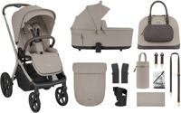 Детская коляска Kikka Boo 31001020169 Carucior 2in1 Goya Platinum Champagne