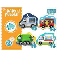 Головоломка Trefl 36071 Puzzles - Baby Classic - Vehicles and jobs