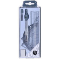 Офисный аксессуар Promstore 08526 Готовальня 7ед