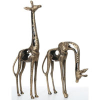 Декор Pereflex AK.IJ0023 Figurina Giraffe Antik Gold 2/Set (079656)