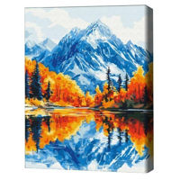 Картина по номерам BrushMe BS54178FC 40х50cm (fără cutie) Toamna în munți