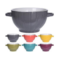 Cană Excellent Houseware 20952 Чашка для супа 680ml Сегмент, с двумя ручками