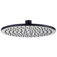 Верхний душ HERZ Round Black ABS a10B 200mm UH12113B