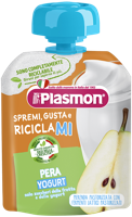 Пюре PLASMON груша с йогуртом (6 мес), 85 г