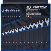 Ключ гаечный King Tony 12D21MRN ключи комбинированные 6-32мм 21 пр. (Tetoron)