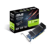 "VGA ASUS GT1030 2GB GDDR5 Low Profile //  GeForce® GT 1030, 2GB GDDR5, 64 bit, Engine 1266/1506MHz (OC Mode), Memory 6008 MHz, Active Cooling, Display Port  *1, HDMI *1, Low profile bracket included"