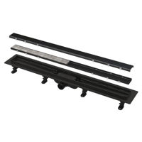 Душевой трап Alcaplast APZ19BLACK-650 комплект