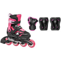 Роликовые коньки Rollerblade 86B0751550NJ02 MICROBLADE Combo Nero/Rosso 36-40