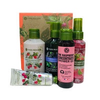 LES PLAISIRS NATURE - Set îngrijirea corpului Zmeură & Mentă