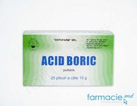 Acid boric pulbere 10g N25 Depofarm (TVA20%)