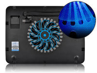 Notebook Cooling Pad Deepcool WIND PAL MINI, up to 15.6', 1x140mm Blue LED,  Adjustable height