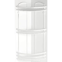 Полка для ванной Teknotel LM009 Raft 3 niveluri coltar 24x24x68cm, metal alb