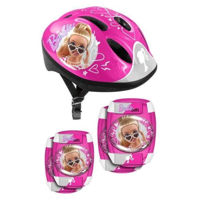 Защитное снаряжение Stamp CB200507 Set BARBIE (casca + coatiere și genunchiere), cod 49603