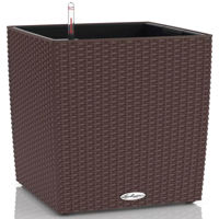 Цветочный горшок Lechuza Cube Cottage 30, Mocha